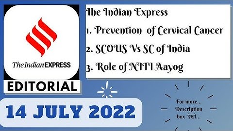 14th July 2022 | Gargi Classes The Indian Express Editorials and Ideas Analysis | By R.K. Lata