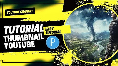 TUTORIAL LAGI!! GAMPANG BANGET, bikin thumbnail simpel di aplikasi pixellab