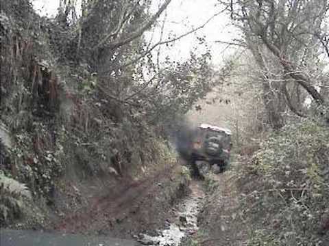 Nic goes laning in her Land Rover 110"