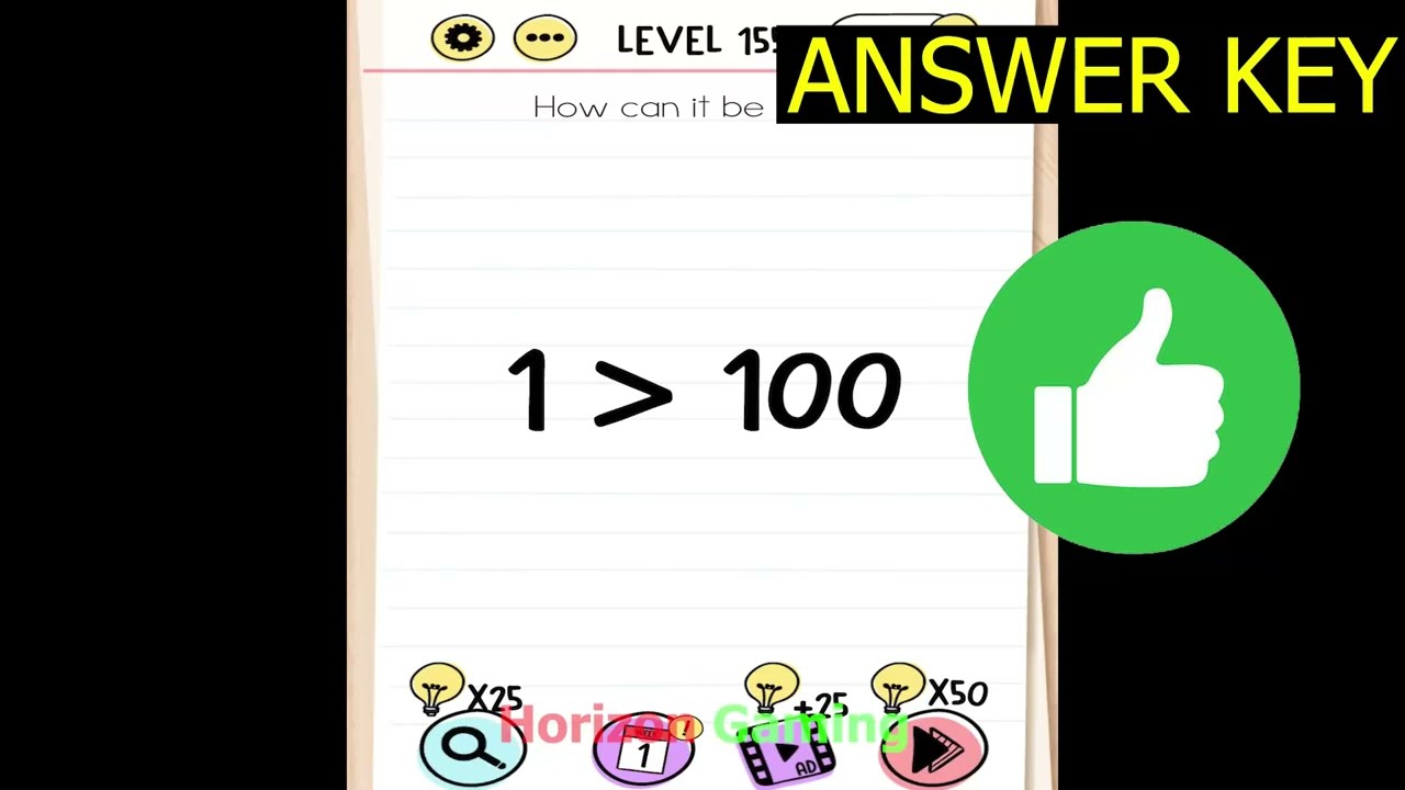 Brain Test Tricky Puzzles LEVEL 155 How can it be true - Gameplay Walkthrough Android IOS