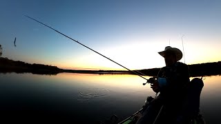 New Lake, Who Dis--Kayak Bass Fishing a Mystery Lake in Texas.  First video with the GoPro Max 360 by Kay Plains Drifter 127 views 3 years ago 12 minutes, 6 seconds