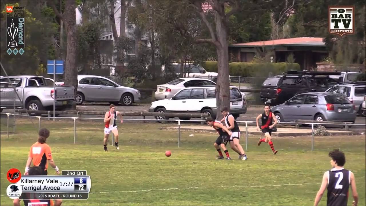 2015 BDAFL Round 16 2nd Division Highlights Killarney Vale Bombers v