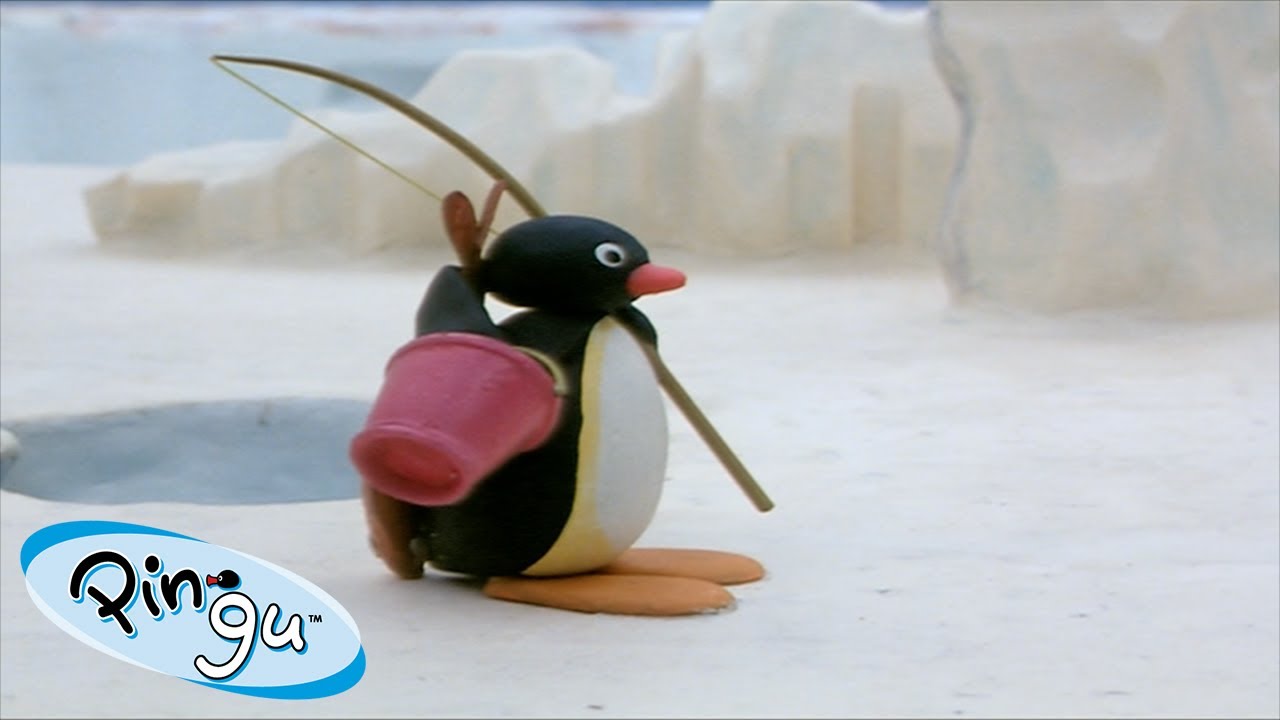 Pingu Goes Fishing   Pingu   Official Channel  Cartoons For Kids