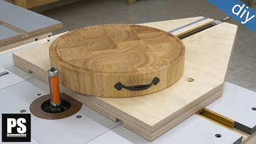 How to make a No Hole Circle Cutting Jig