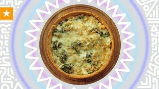 Открытый пирог с брокколи и цветной капустой от Мармеладной Лисицы. Рецепт без яиц Открытый пирог с брокколи и цветной капустой от Мармеладной Лисицы. Рецепт без яиц