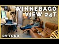  living in the worlds first winnebago view 24t  full rv tour  newstate nomads