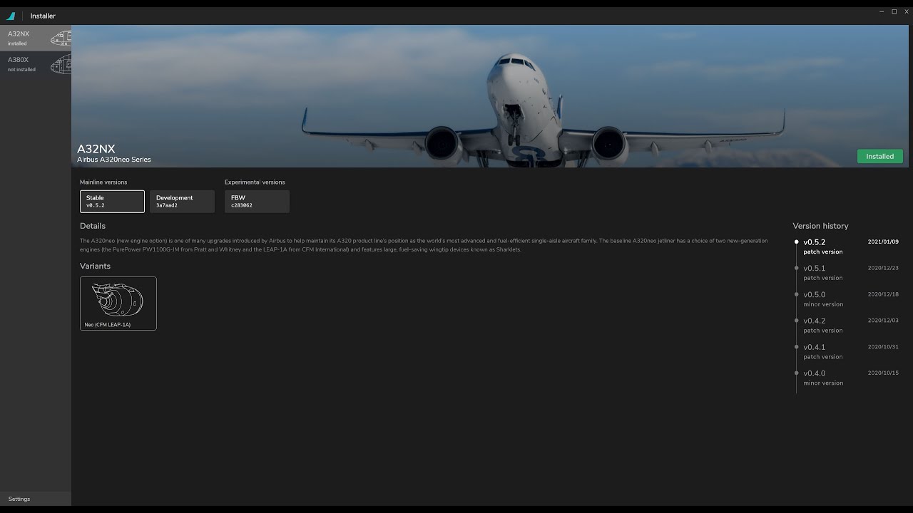 A32nx Installer Tutorial New Msfs 2020 Flybywire Youtube 