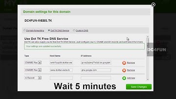 How to register and DNS Settings In the Domain. Tk ( Blogspot.com to .tk )