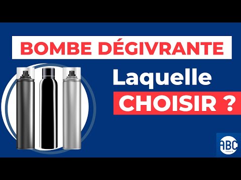 Bombe dégivrante : laquelle choisir ? 