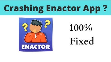 Fix Auto Crashing Enactor App/Keeps Stopping App Error in Android Phone|App stopped on Android & IOS