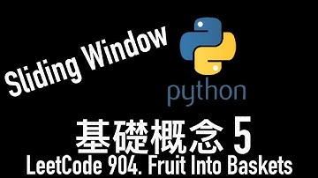 leetcode 中文 | Fruit Into Baskets - Python | Sliding Window 基礎概念 5 - LeetCode 904