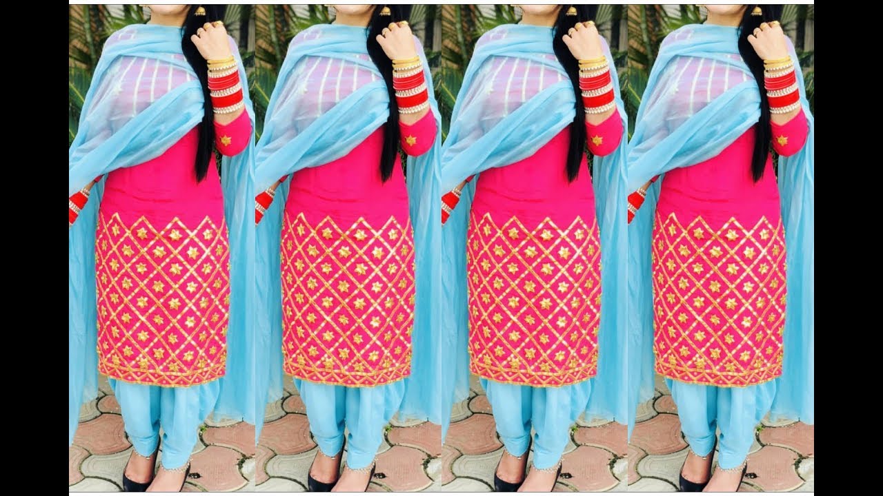 punjabi girl marriage dress