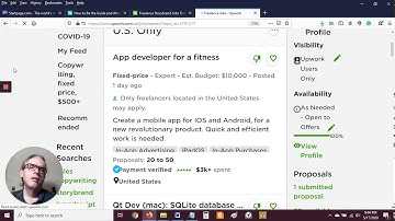 How to delete AND edit Upwork saved searches,  2020-05-17