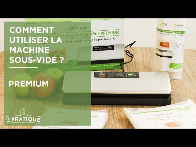 Machine Sous Vide Alimentaire 4 en 1 Bonsenkitchen - Appareil de Mise Sous  Vide la Cuisine et la Conservation - Y Compris Sacs et Rouleau Sous Vide  pour Aliments, Viandes, Légumes, Fruits