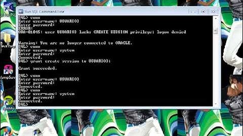 Crear usuarios, Roles y Perfiles en Oracle 11g Express