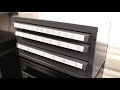 VEVOR Drill Bit Dispenser Cabinet, Three-Drawer Drill Bit Organizer Cabinet for 1/16" to 1/2"