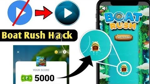How to make 2000+ every time in MX Player Boat Rush Game//How to get top 5 // Fully Hacked
