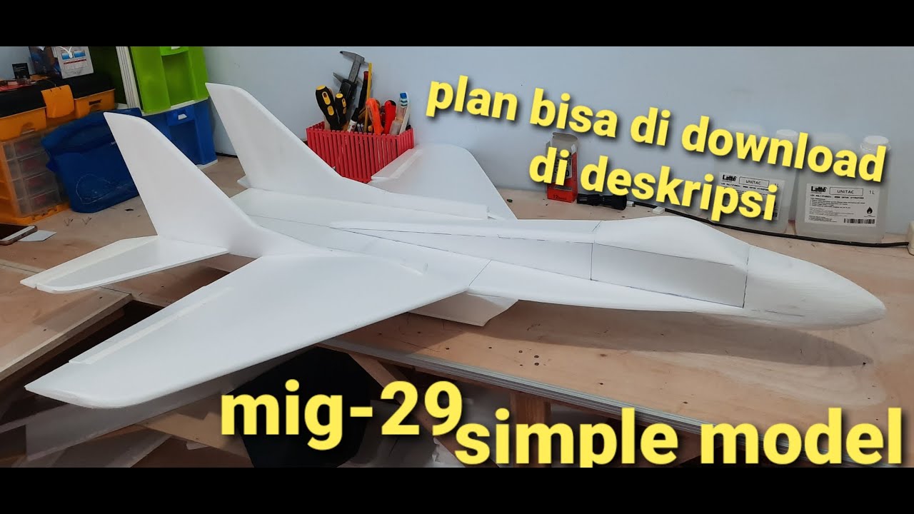 How to build rc plane mig29 simple(part 2) YouTube