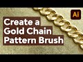 Draw a Gold Chain by Making Your Own Illustrator Pattern Brush