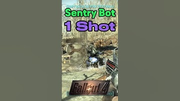 Sentry Bot 1 Shot! #falloutshorts #fallout4 #fallout #gameplay #ps5