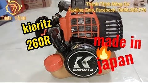 ( đã bán ) Cắt cỏ kioritz SRE 260R nguyên zin ,máy đẹp #thanhthinhnongco