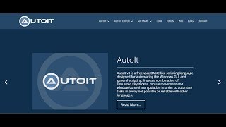 AutoIT   tutorial 1 - Get Auto It, install & Introduction