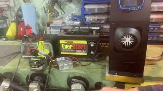 Vevor 5KW Diesel Parking Heater Part III  (Using a Ryobi 18V Battery for Power)