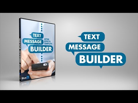 After Effects TemplateText Message Builder