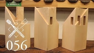 Joint Venture Ep. 56: Double tenoned three way miter (Chinese Joinery)