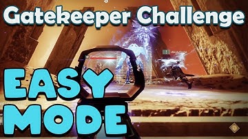 Easy Strangers in Time Challenge Vault of Glass. Gatekeeper Challenge.