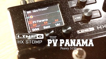 HX STOMP PV Panama test (Peavey® 5150®) amp sim
