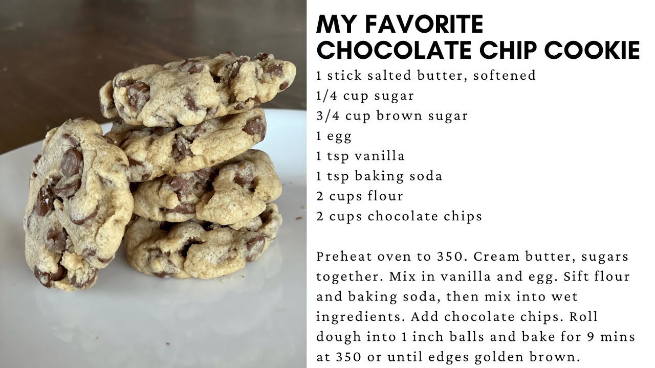 Big Thick Chocolate Chip Cookies - Sugar Spun Run