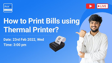 [LIVE DEMO] Learn how to Print Bills using Thermal Printer | PayO App | Billing & Invoicing App |