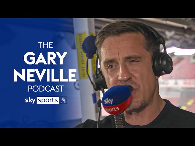 Neville reacts to Arsenal's win at Old Trafford u0026 talks title race 🏆 | The Gary Neville Podcast 🎙 class=