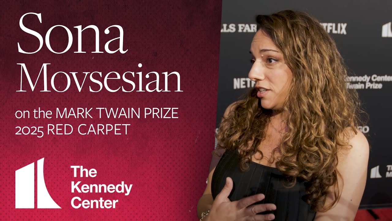 Sona Movsesian 2025 Mark Twain Prize Red Carpet (Conan O'Brien) YouTube
