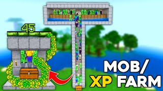 BEST 1.20 MOB XP FARM TUTORIAL In Minecraft! (Without Mob Spawner)