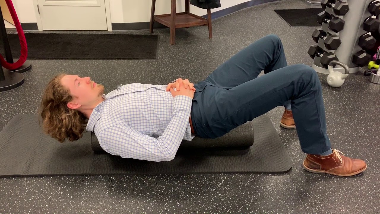 Neck Retraction on a Foam Roller YouTube