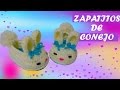 Zapatos de conejo tejidos a crochet  | PASO A PASO