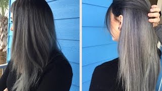 How To: Do a Dark Grey Ombre | Hair Tutorial