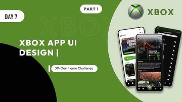 Xbox Mobile App UI Design Tutorial | Part 1 | Figma UI/UX | Speed Art #figma_tutorial