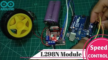 Speed Control Tutorial of Single DC Geared Motor With L298N Motor Driver Shield & Arduino