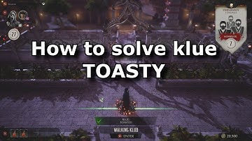 MK1 Invasions - How to solve klue TOASTY in Sun Do Festival mesa