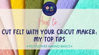 Keep it lint free: How to cut felt with a Cricut - Elizabeth Made This