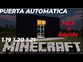 Cómo hacer una PUERTA AUTOMÁTICA EN MINECRAFT