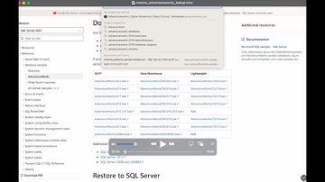 Hướng dẫn restore database AdventureWorks trên Azure Data Studio cho hệ điều hành macOS
