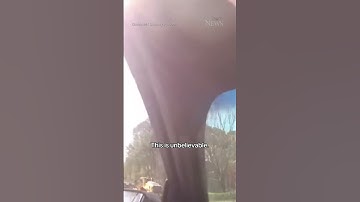 Front loader flips stolen front loader during police chase