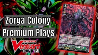 Zorga Colony Combos Premium Plays Megacolony Premium How To Play Cardfight Vanguard