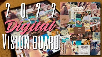 How to Create A Digital Vision Board 2022 | 2022 Digital Vision Board |Yearly Reset