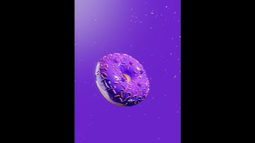 my donut following blender guru