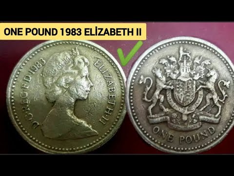 1983 One Pound England Elizabeth II Rare Uk Coins United Kingdom !!